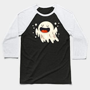 Ghost Halloween Baseball T-Shirt